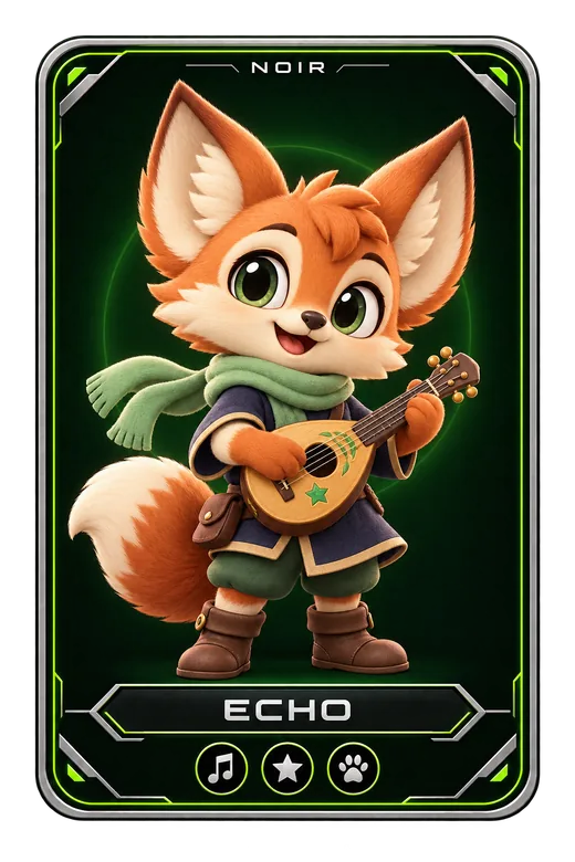 การ์ด ECHO จิ้งจอกนักดนตรี