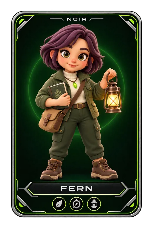 การ์ด FERN นักสำรวจป่าผู้ถือโคม