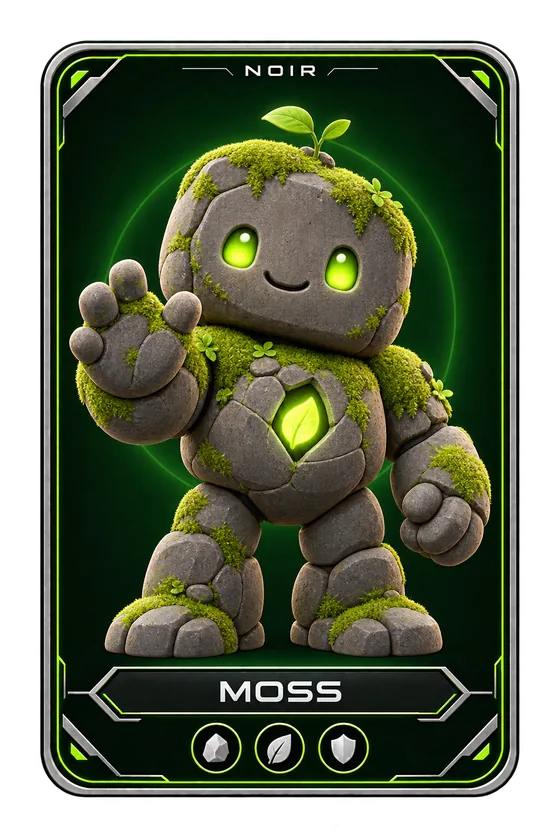 การ์ด MOSS ผู้พิทักษ์หินจิ๋ว